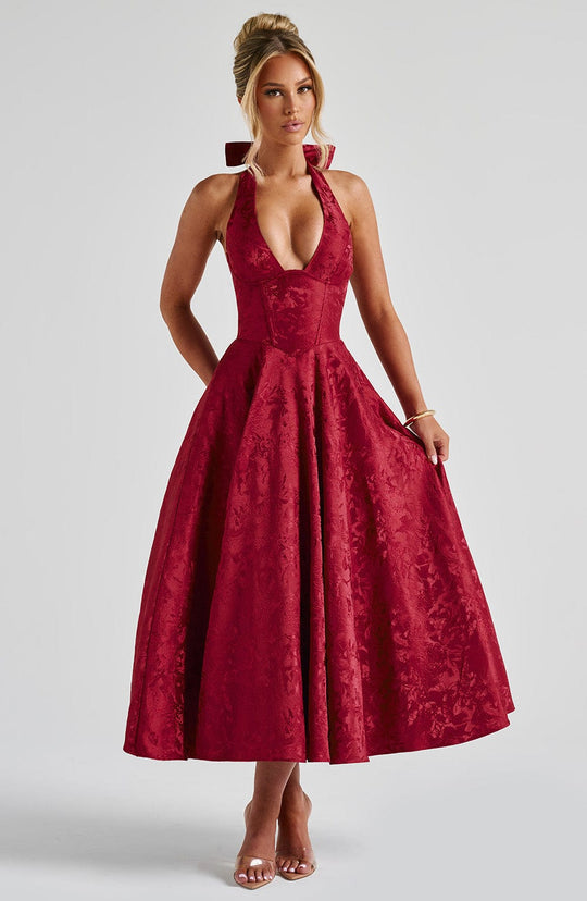 Ethereal Grace Midi Dress