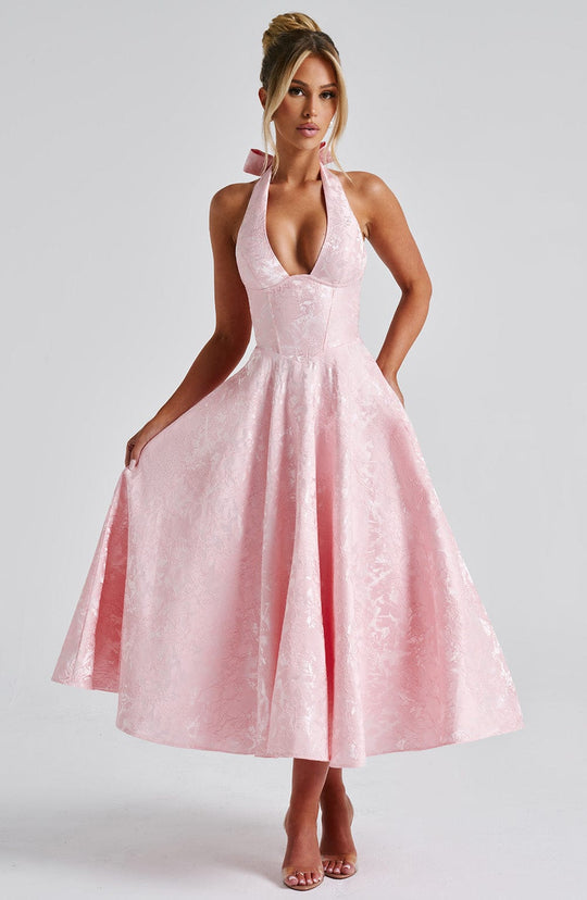 Ethereal Grace Midi Dress