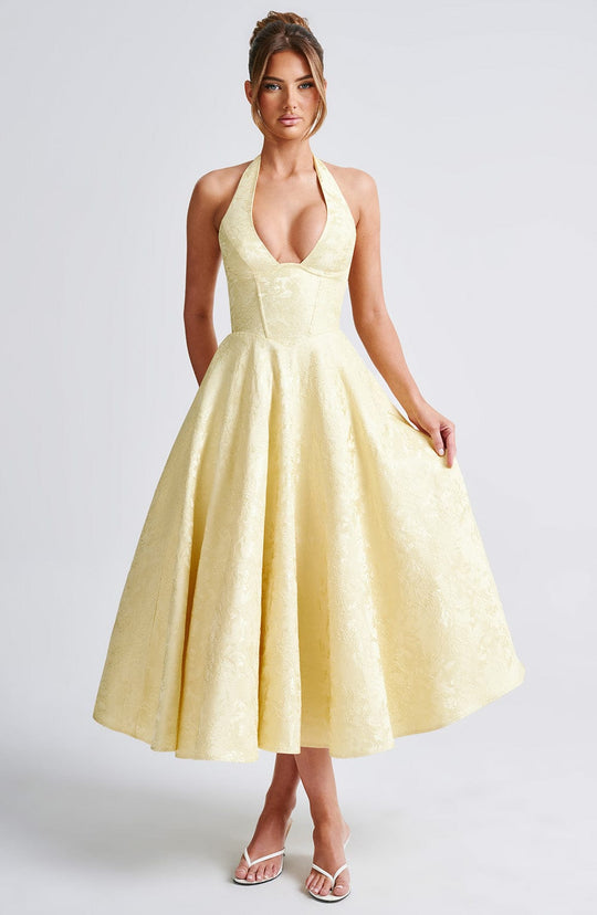 Ethereal Grace Midi Dress