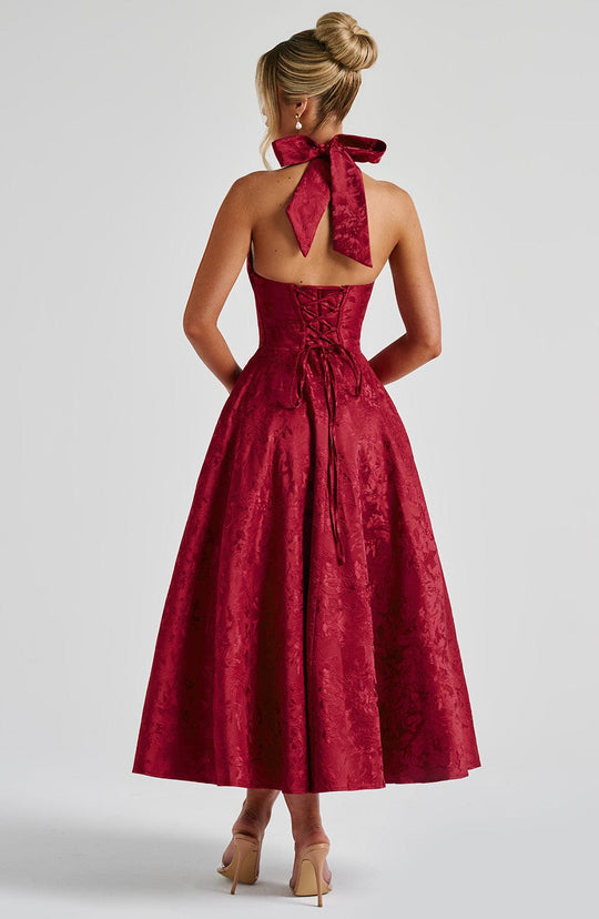 Ethereal Grace Midi Dress