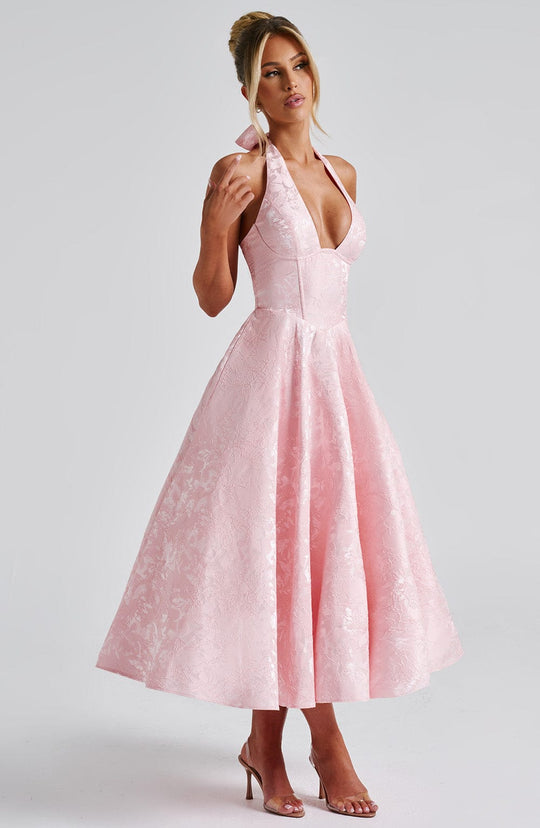 Ethereal Grace Midi Dress
