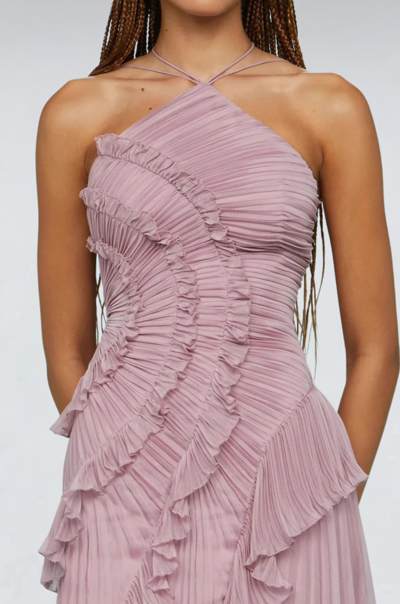 Lilac Bloom Maxi Dress