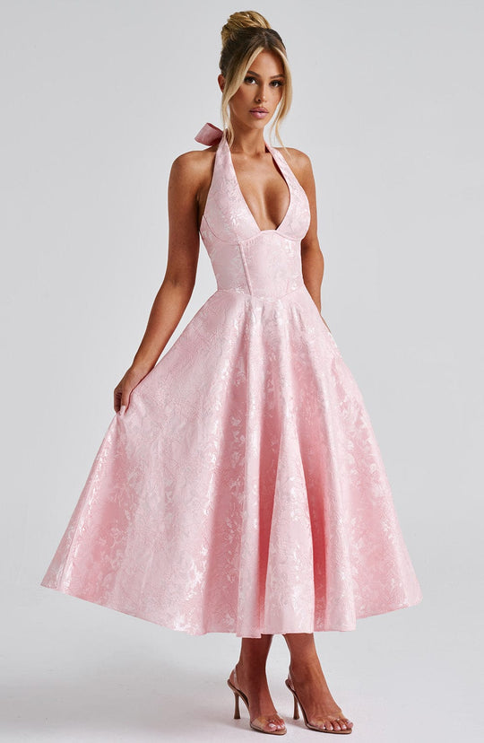 Ethereal Grace Midi Dress