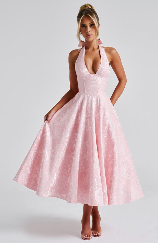 Ethereal Grace Midi Dress