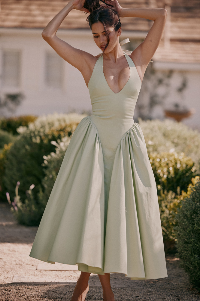 Evelina Grace Midi Dress