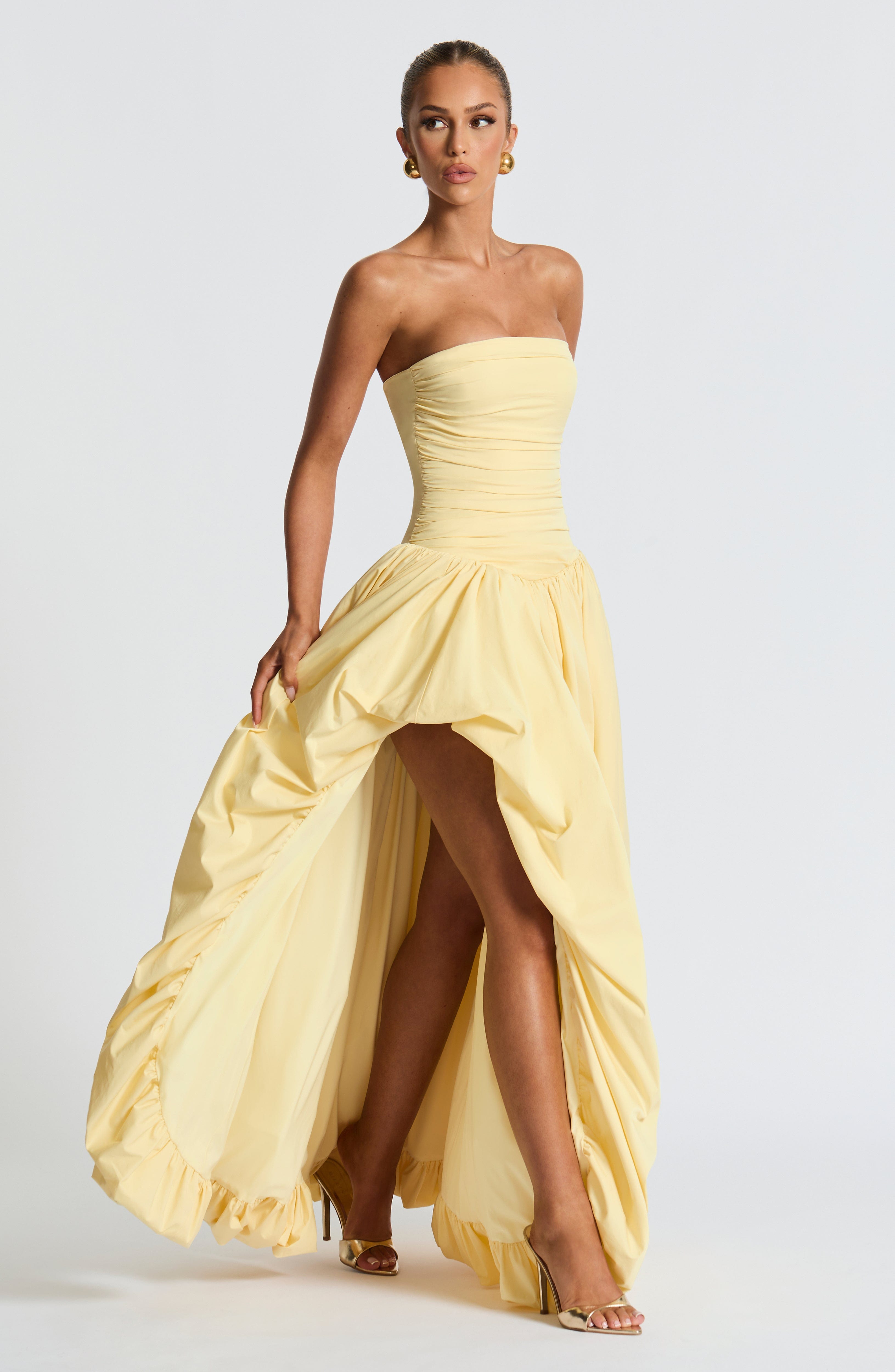 Sunlit Elegance Maxi Dress
