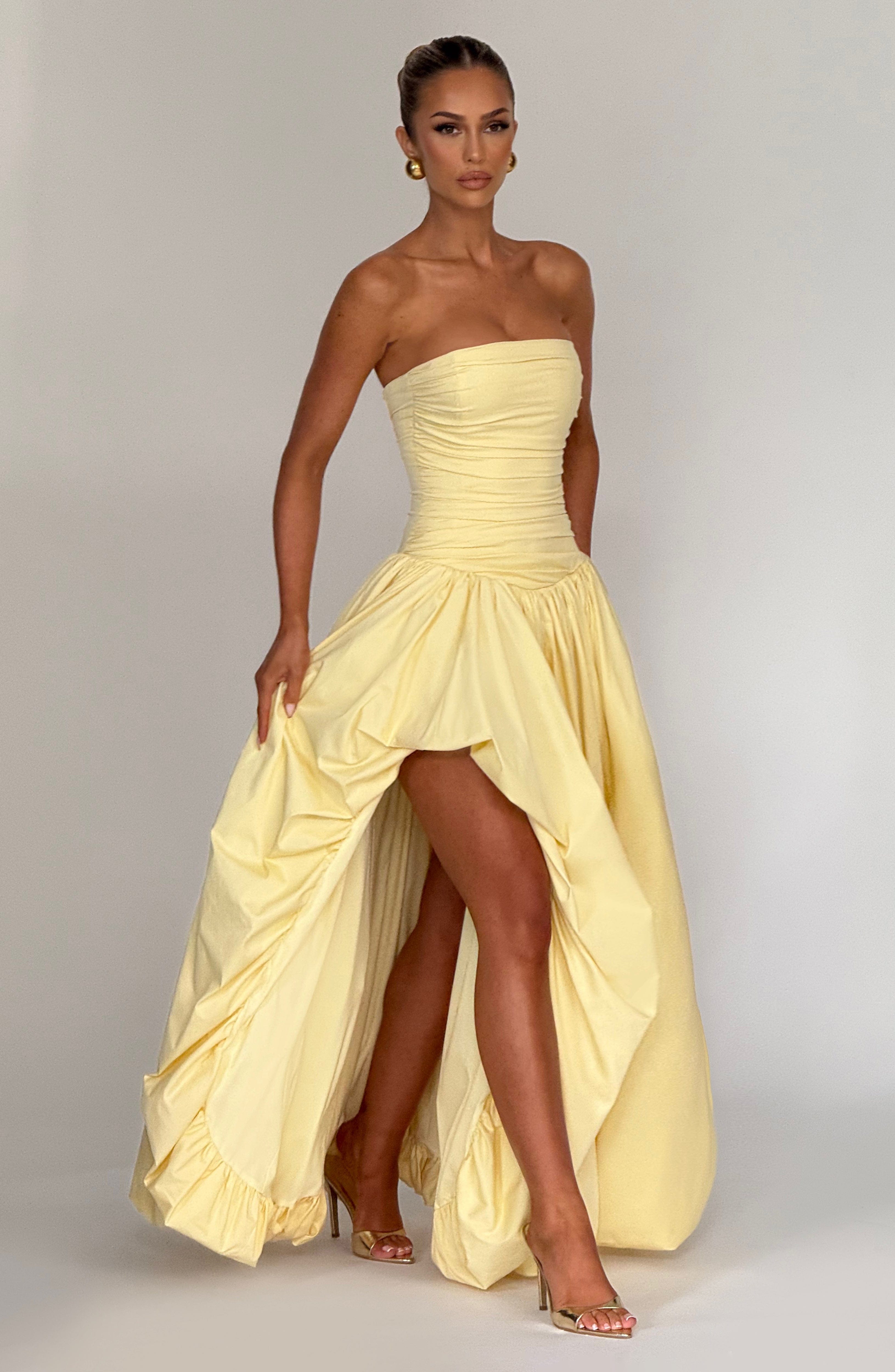 Sunlit Elegance Maxi Dress