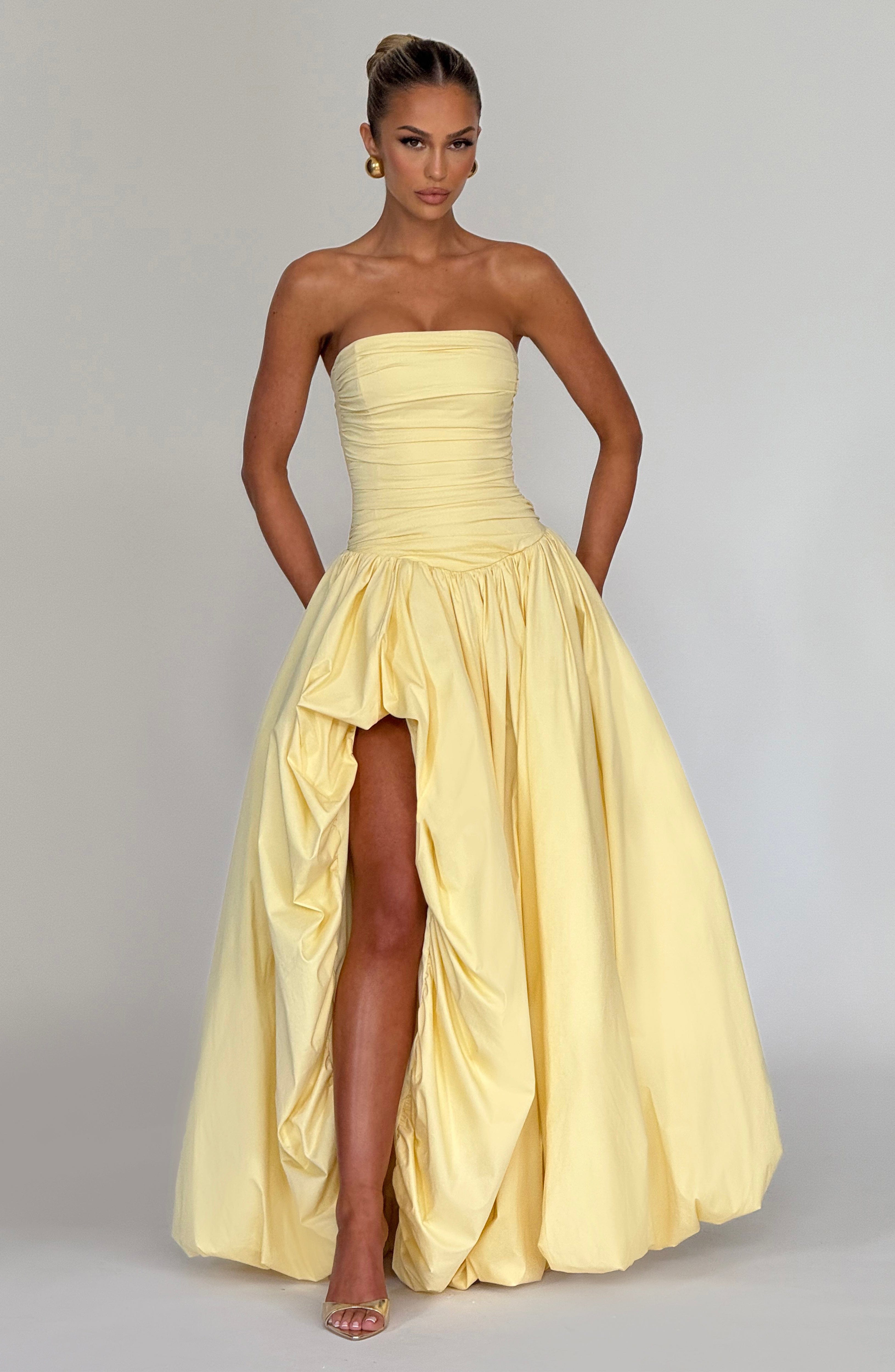 Sunlit Elegance Maxi Dress
