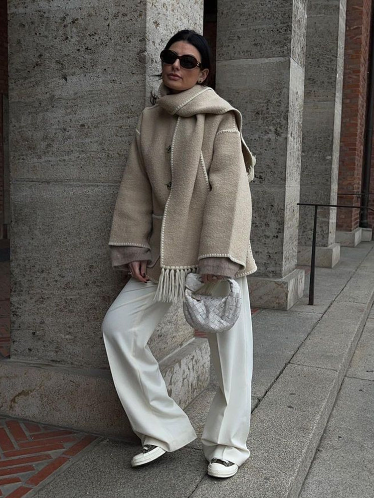 Marie Chic Wrap Coat