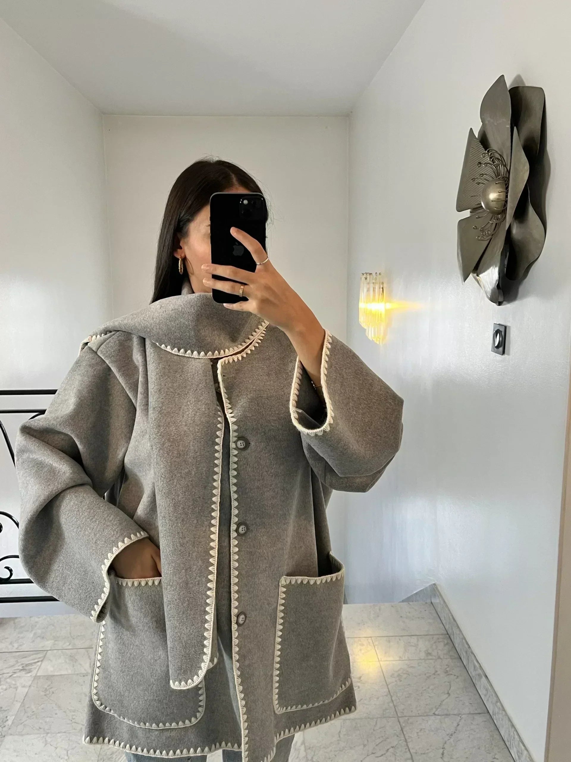 Marie Chic Wrap Coat