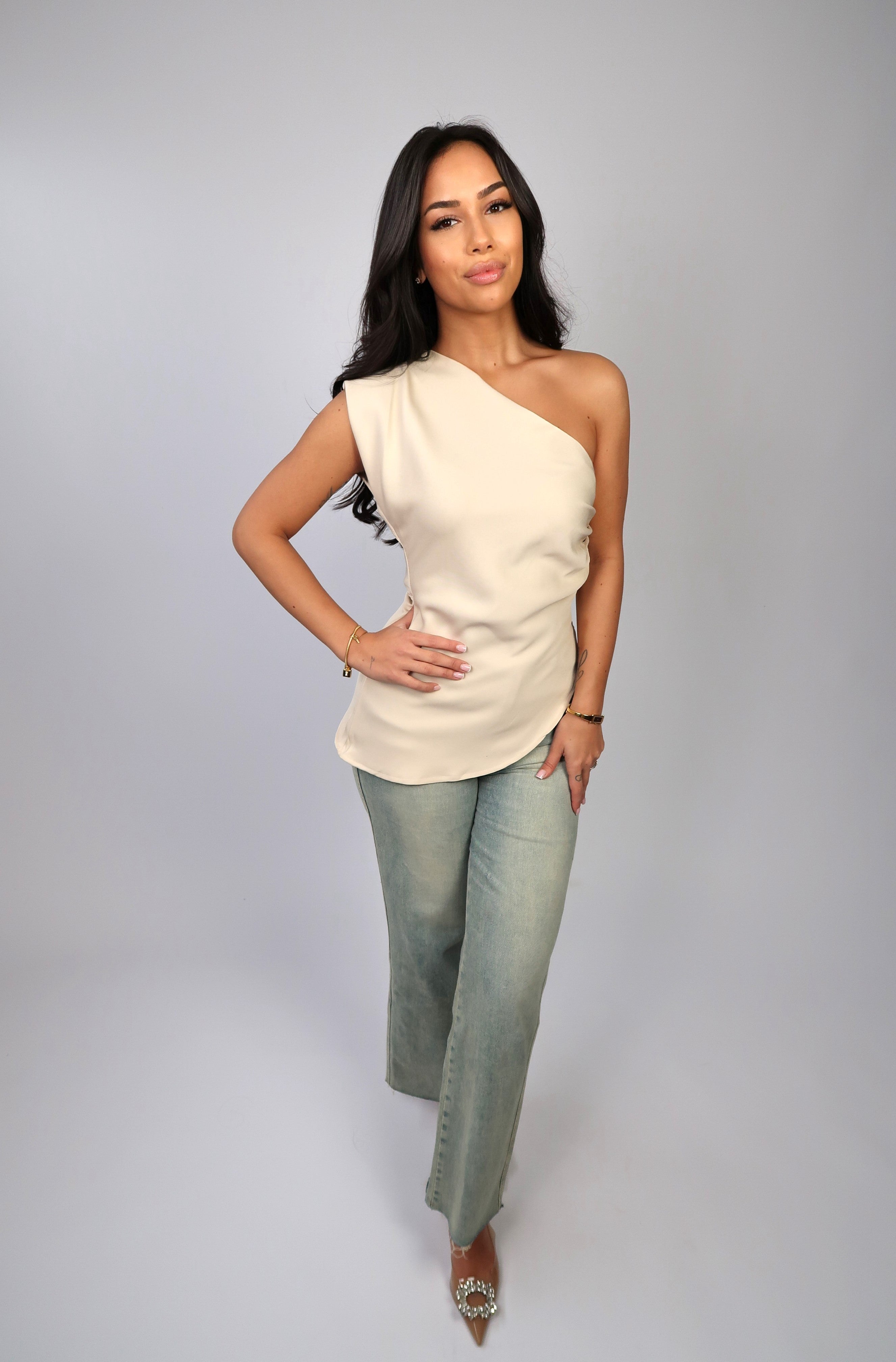 Sculpted Drape Top