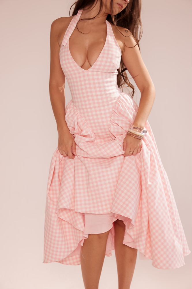 Evelina Grace Midi Dress