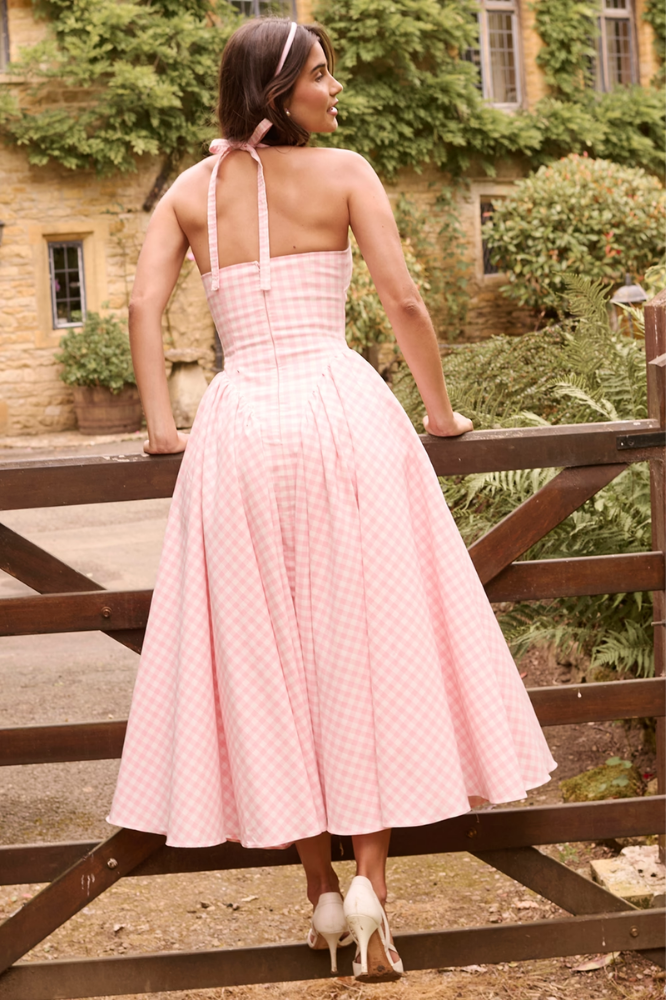 Evelina Grace Midi Dress