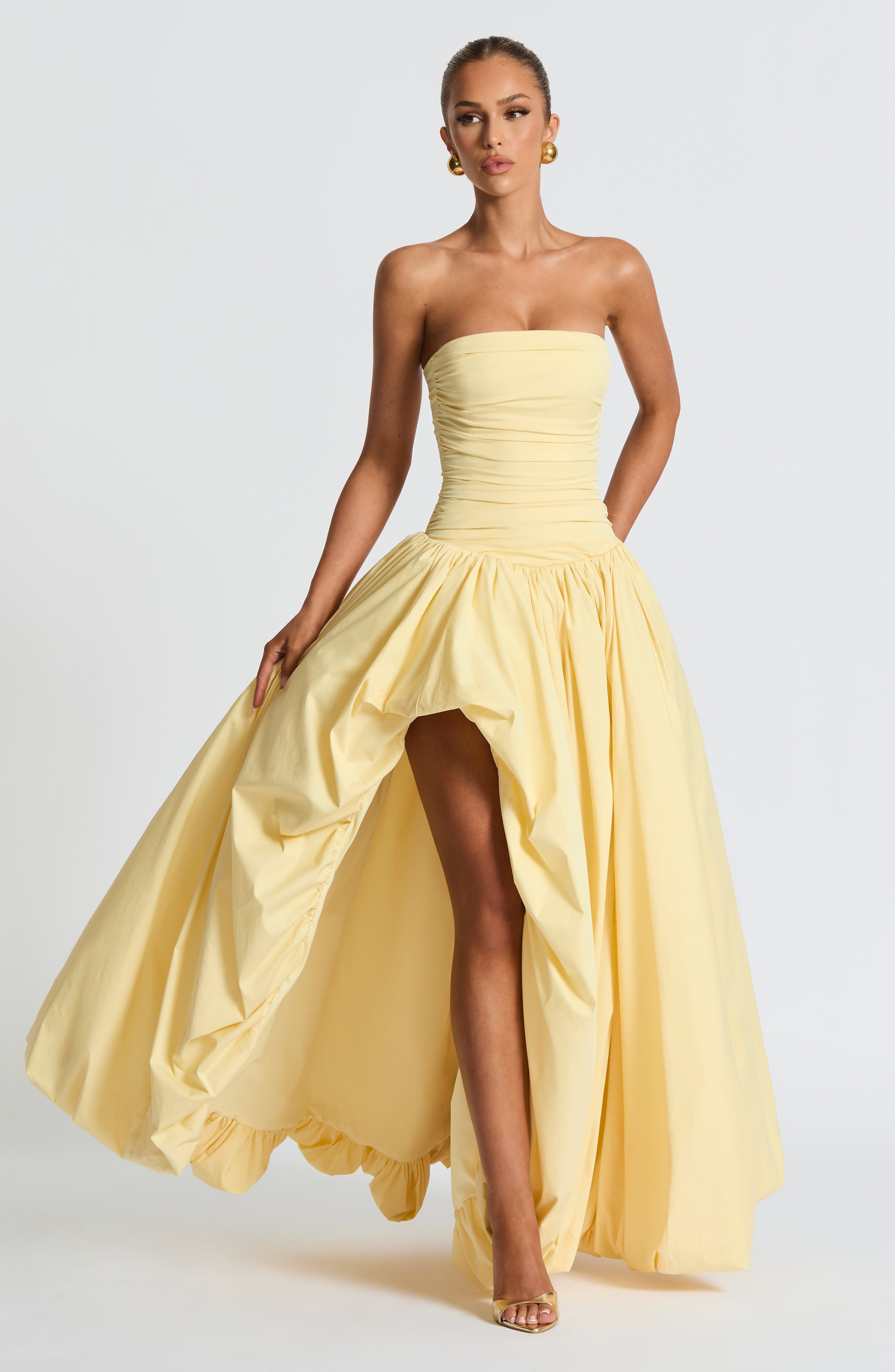 Sunlit Elegance Maxi Dress