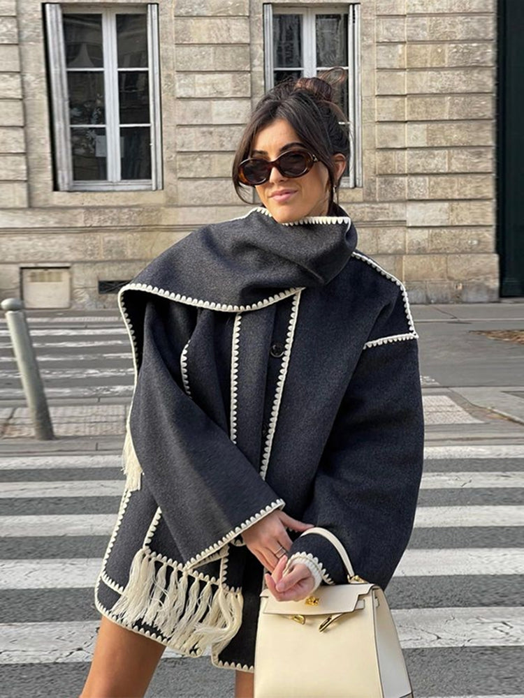 Marie Chic Wrap Coat